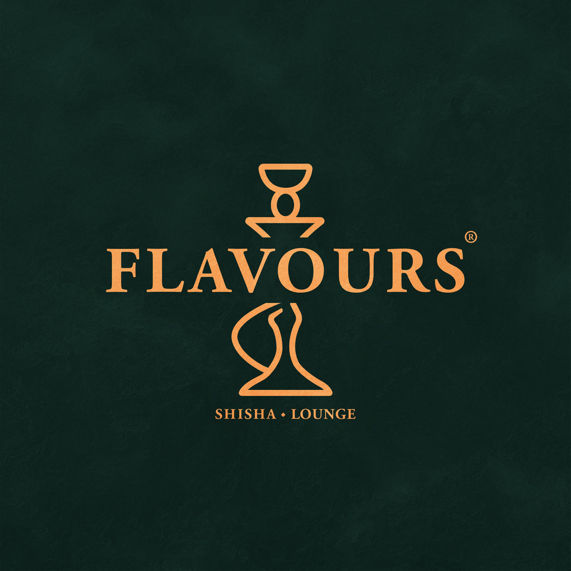 Flavours Shisha Lounge brand identity